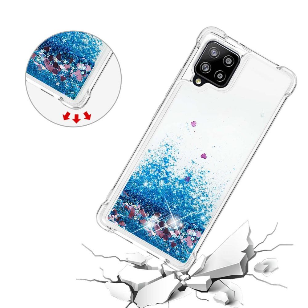 Samsung Galaxy A42 Glitter Powder TPU Case Blauw