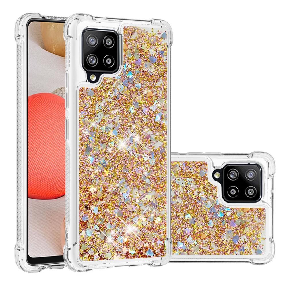 Samsung Galaxy A42 Glitter Powder TPU Case Goud