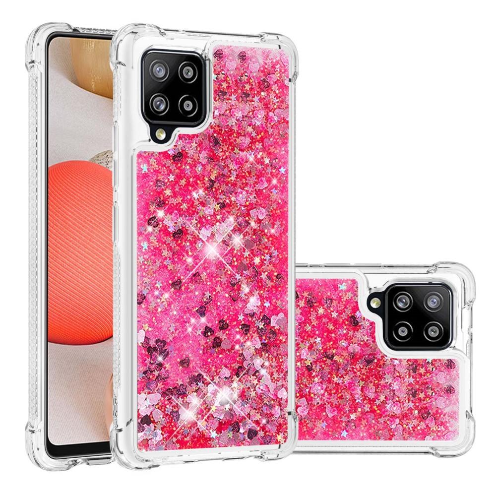 Samsung Galaxy A42 Glitter Powder TPU Case Rood