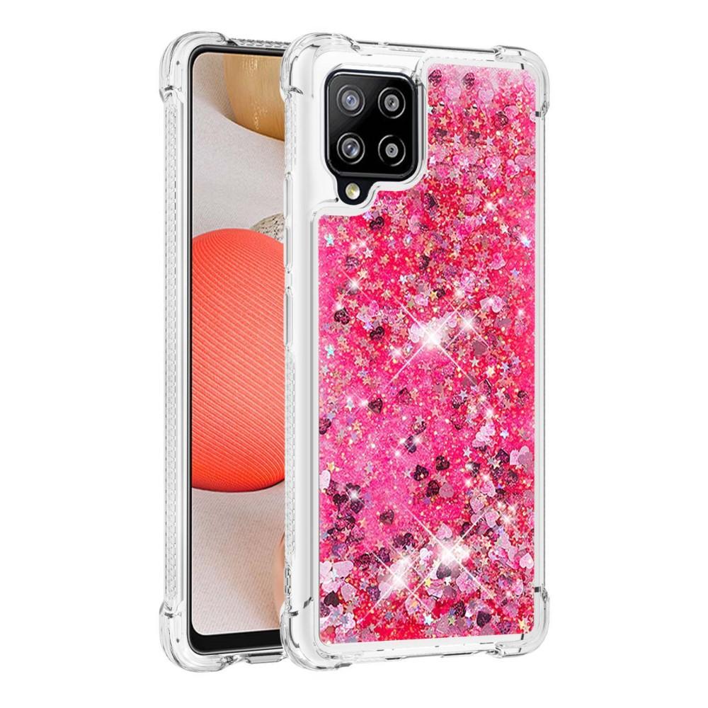 Samsung Galaxy A42 Glitter Powder TPU Case Rood