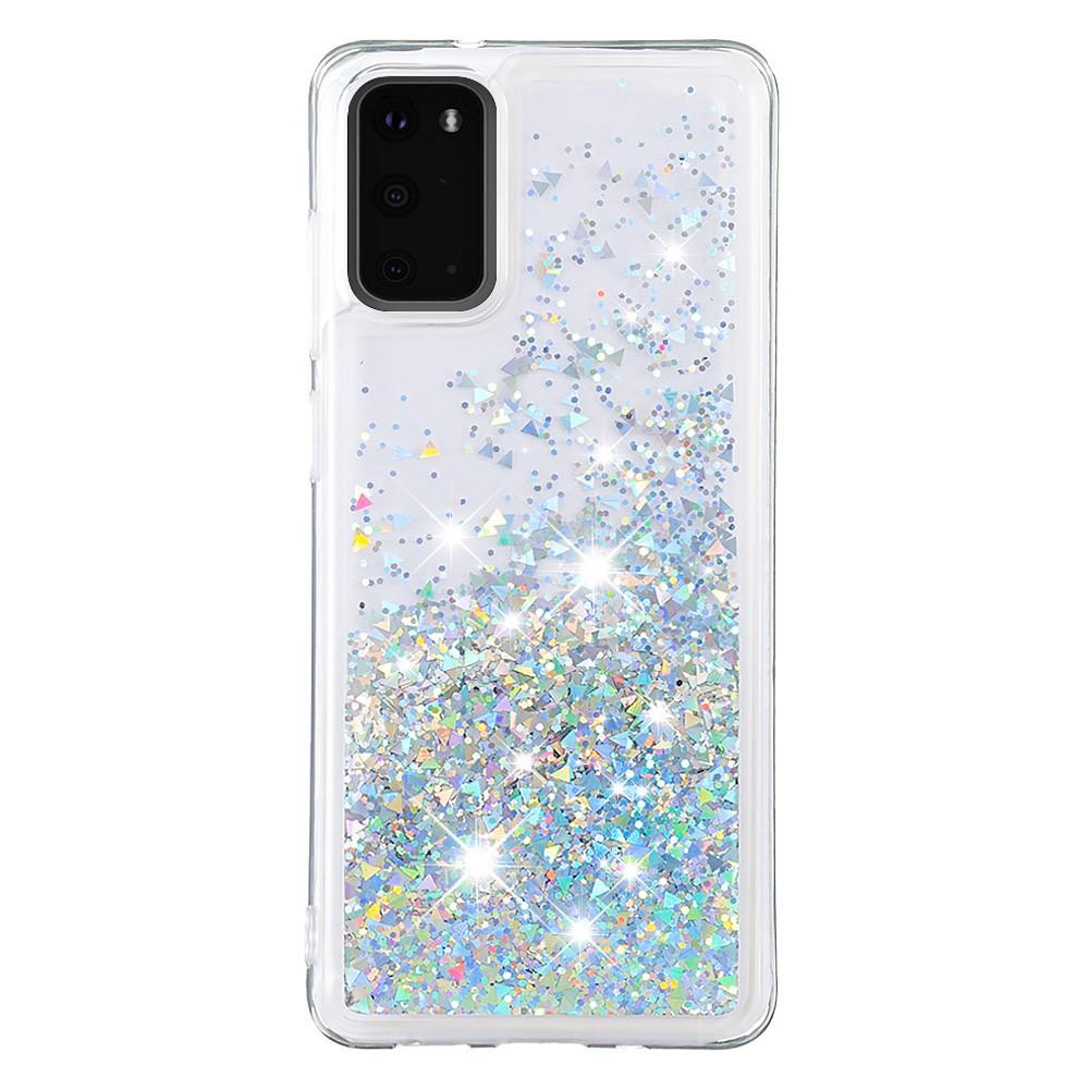 Samsung Galaxy S20 Glitter Powder TPU Case Zilver