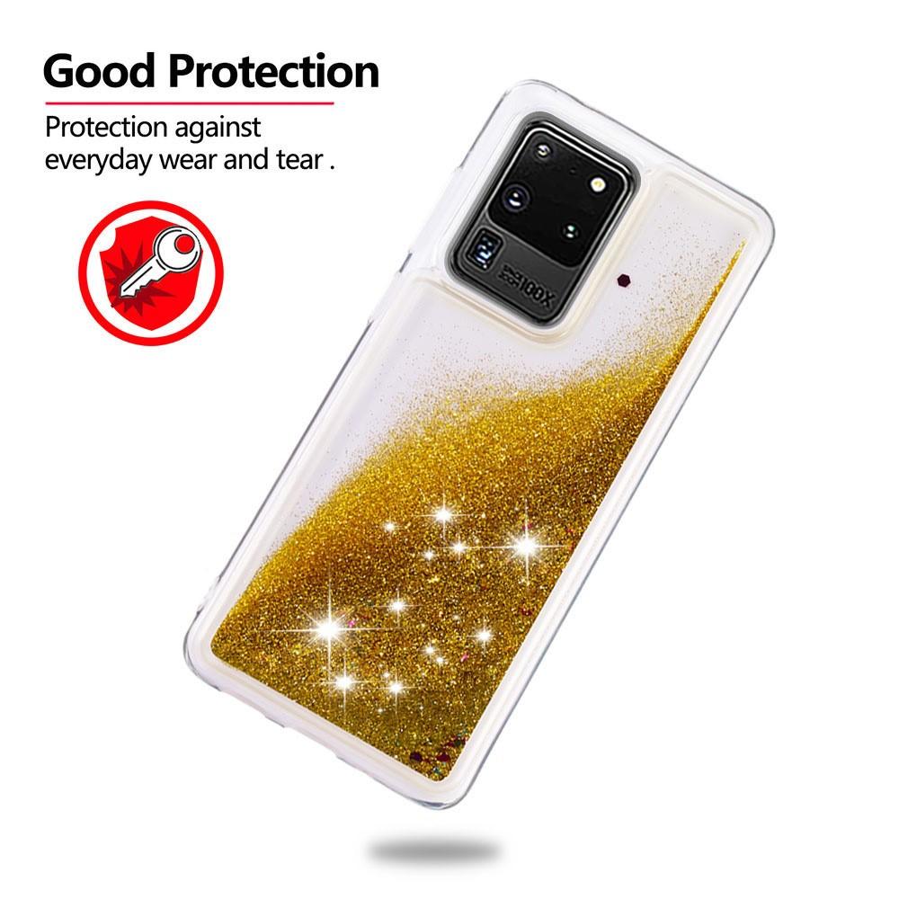 Samsung Galaxy S20 Ultra Glitter Powder TPU Case Goud