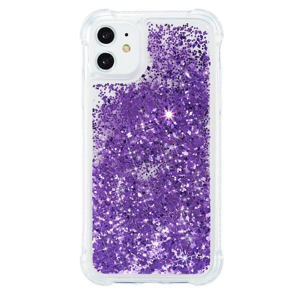 iPhone 12/12 Pro Glitter Powder TPU Case Purper