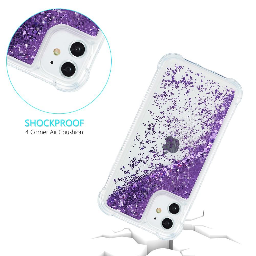 iPhone 12/12 Pro Glitter Powder TPU Case Purper