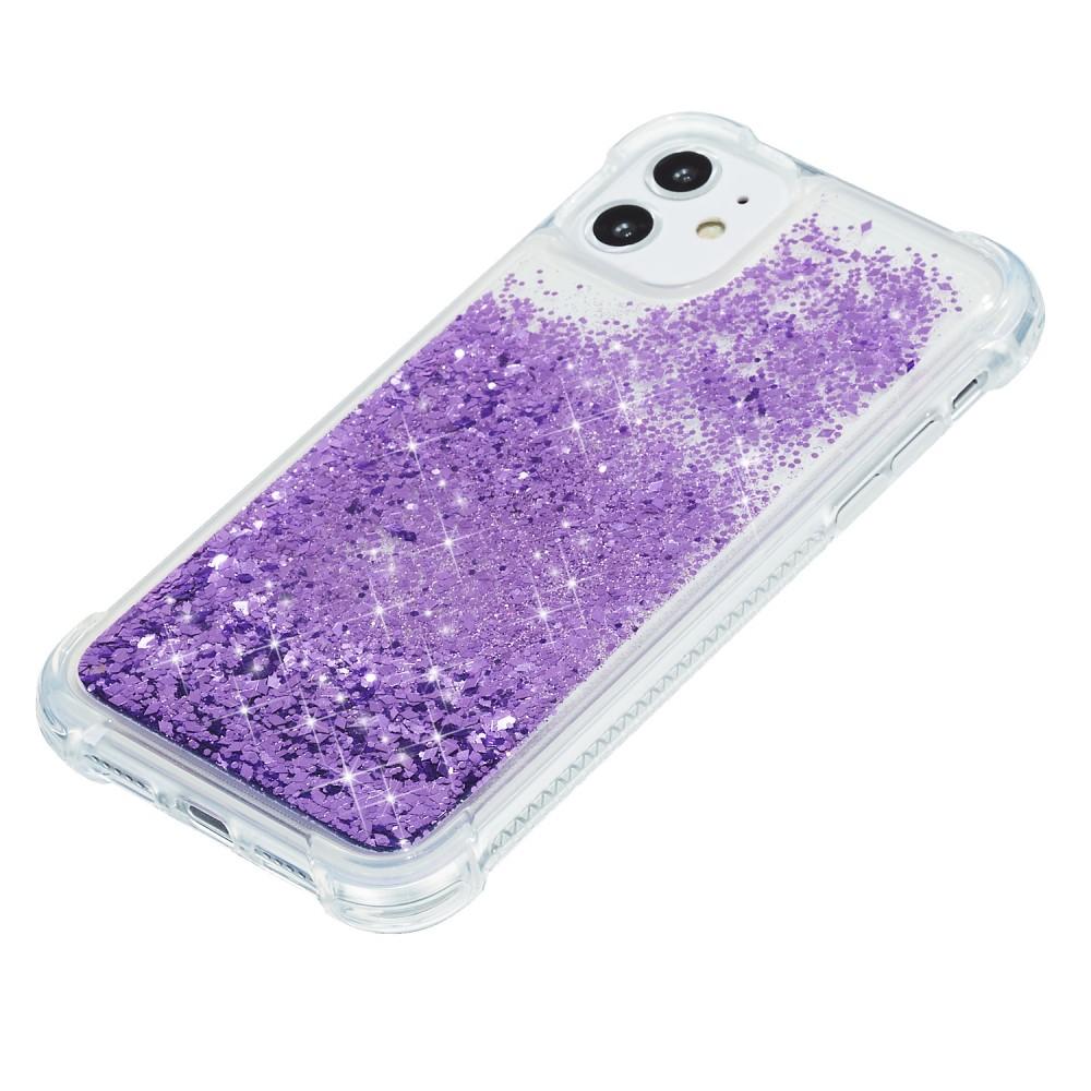 iPhone 12/12 Pro Glitter Powder TPU Case Purper