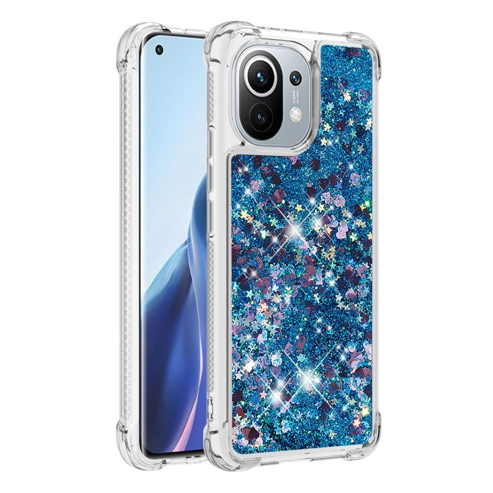 Xiaomi Mi 11 Glitter Powder TPU Case Blauw