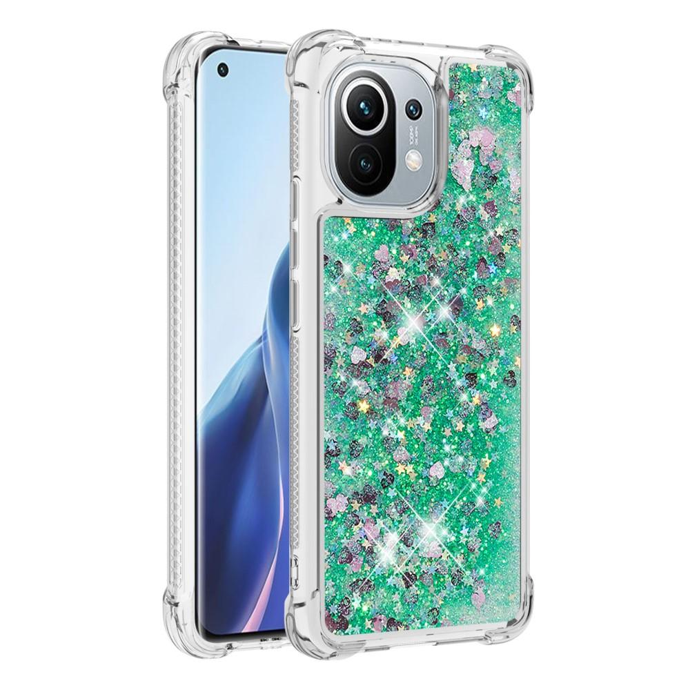 Xiaomi Mi 11 Glitter Powder TPU Case Groente