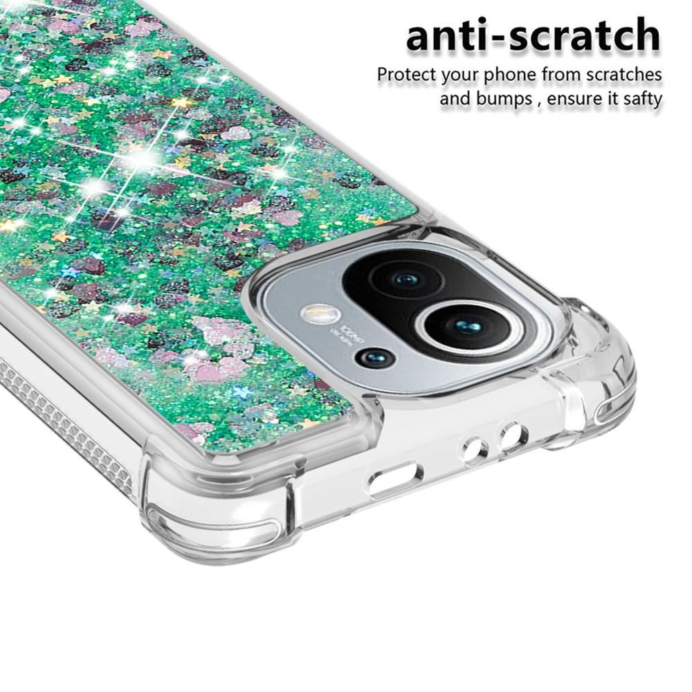 Xiaomi Mi 11 Glitter Powder TPU Case Groente