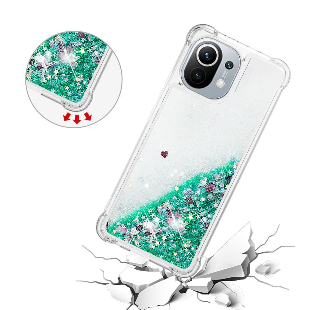 Xiaomi Mi 11 Glitter Powder TPU Case Groente