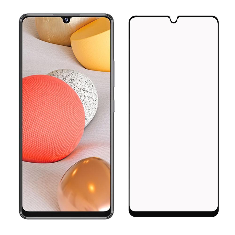 Samsung Galaxy A42 Full-cover Gehard Glas Zwart