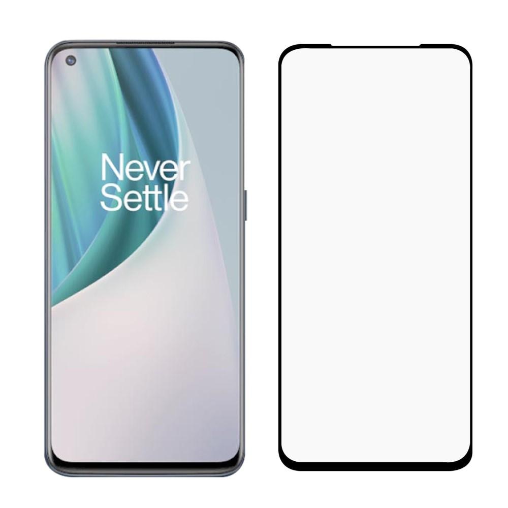 OnePlus Nord N100 Full-cover Gehard Glas Zwart