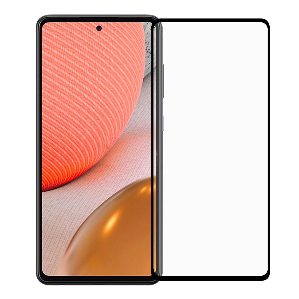 Samsung Galaxy A72 5G Full-cover Gehard Glas Zwart