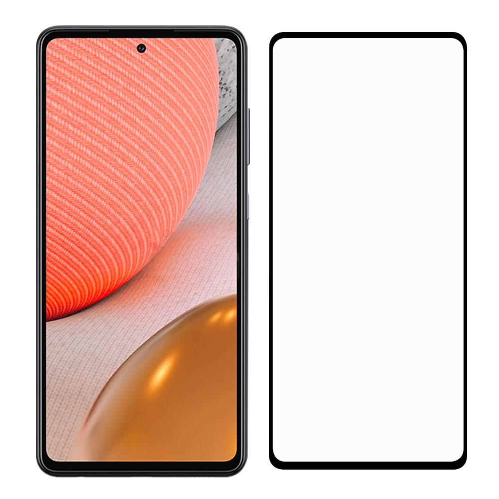 Samsung Galaxy A72 5G Full-cover Gehard Glas Zwart