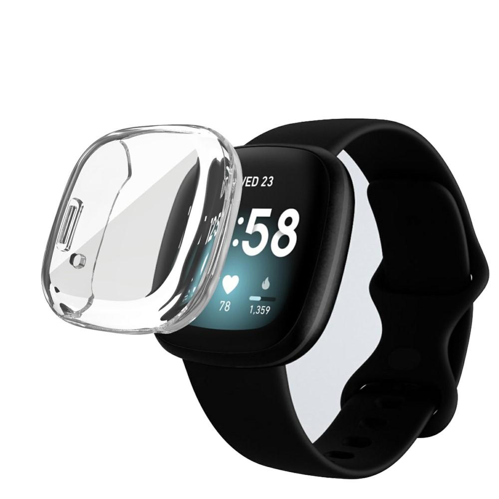 Fitbit Versa 3/Sense Full-cover Case transparant
