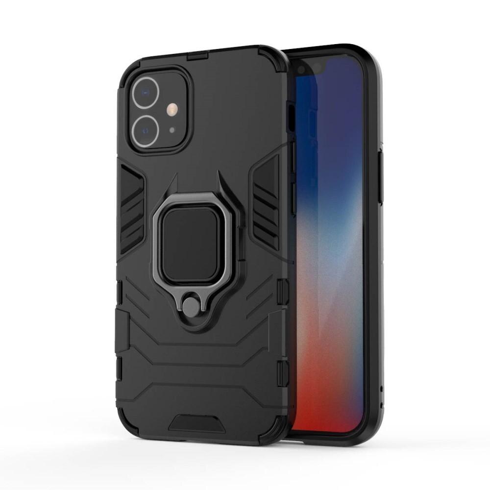 iPhone 12/12 Pro Hybridcase Tech Ring Zwart