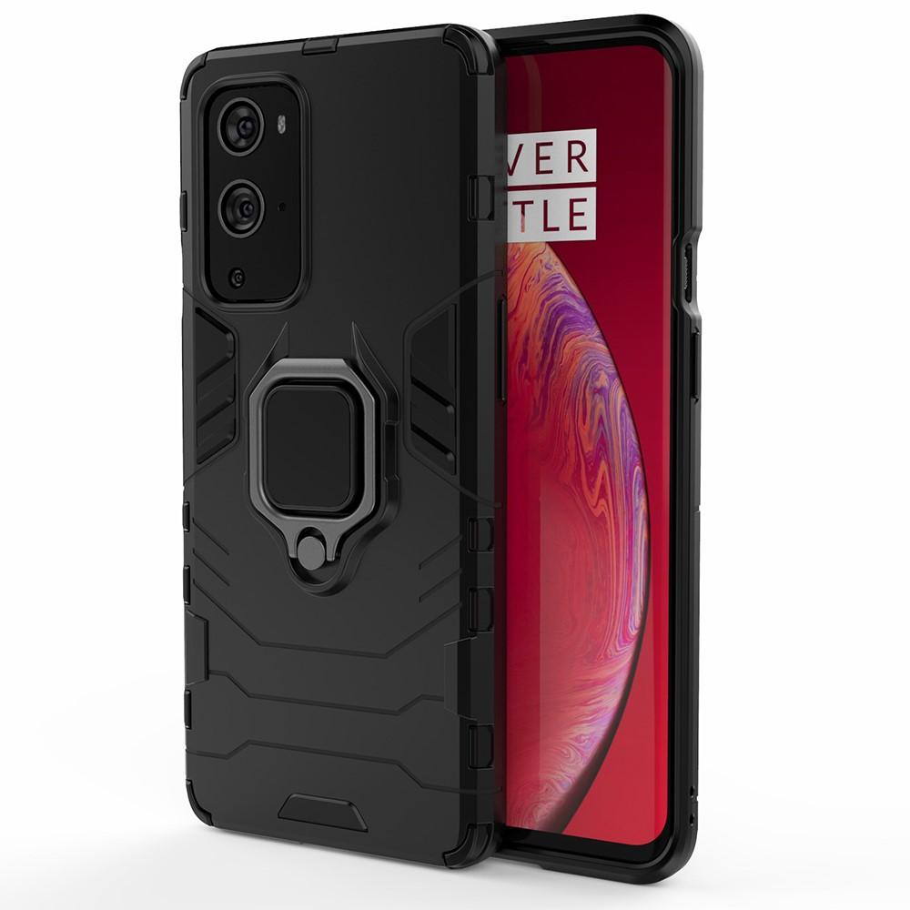 OnePlus 9 Pro Hybridcase Tech Ring Zwart