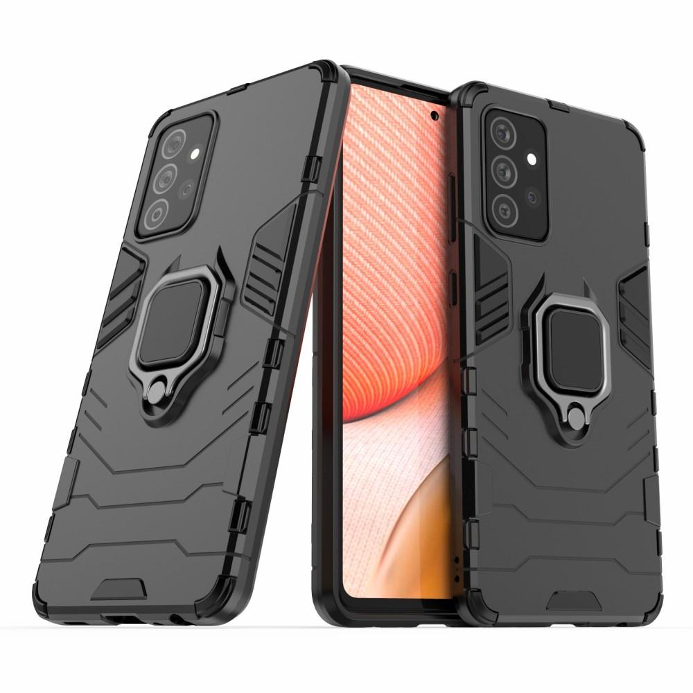 Samsung Galaxy A72 5G Hybridcase Tech Ring Zwart