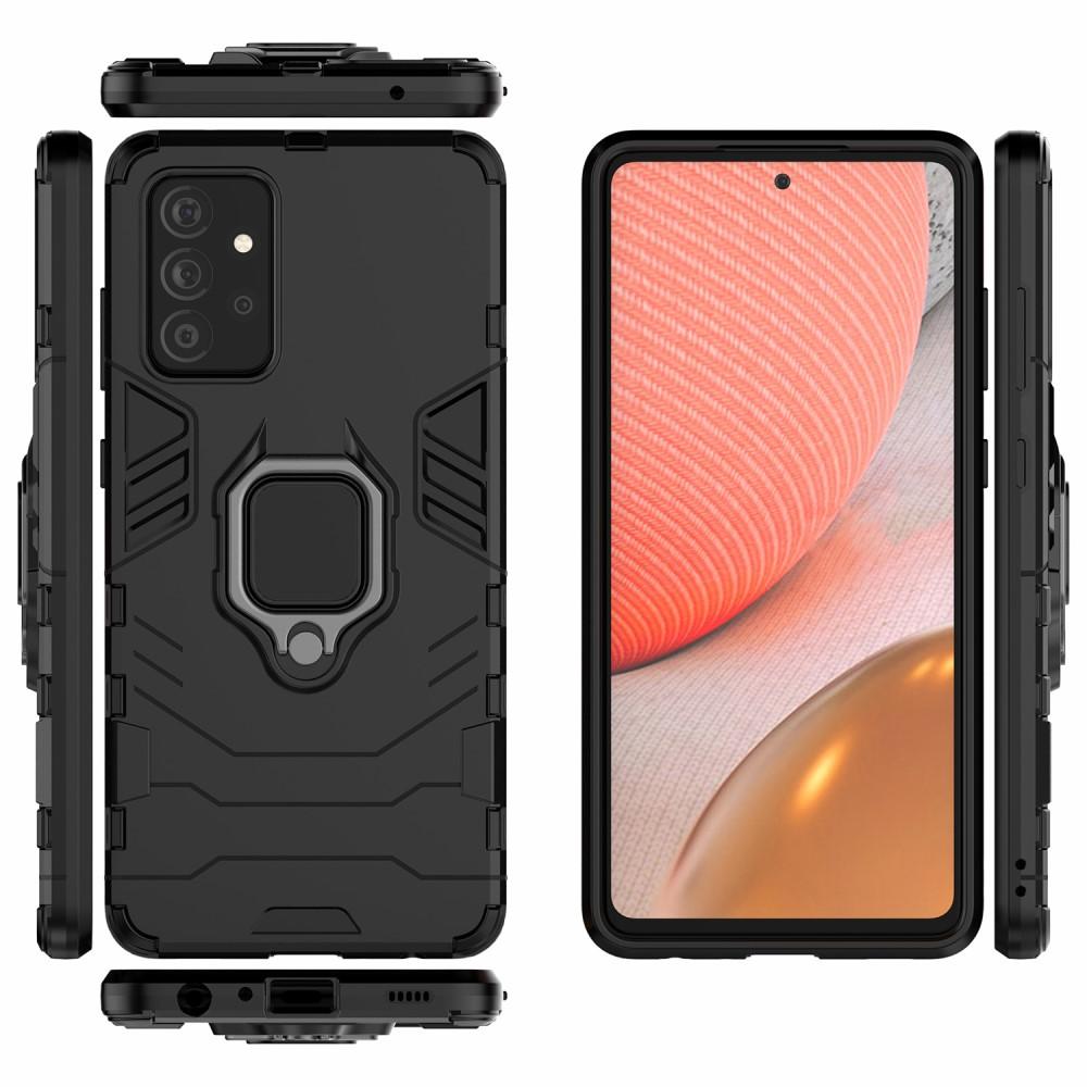 Samsung Galaxy A72 5G Hybridcase Tech Ring Zwart