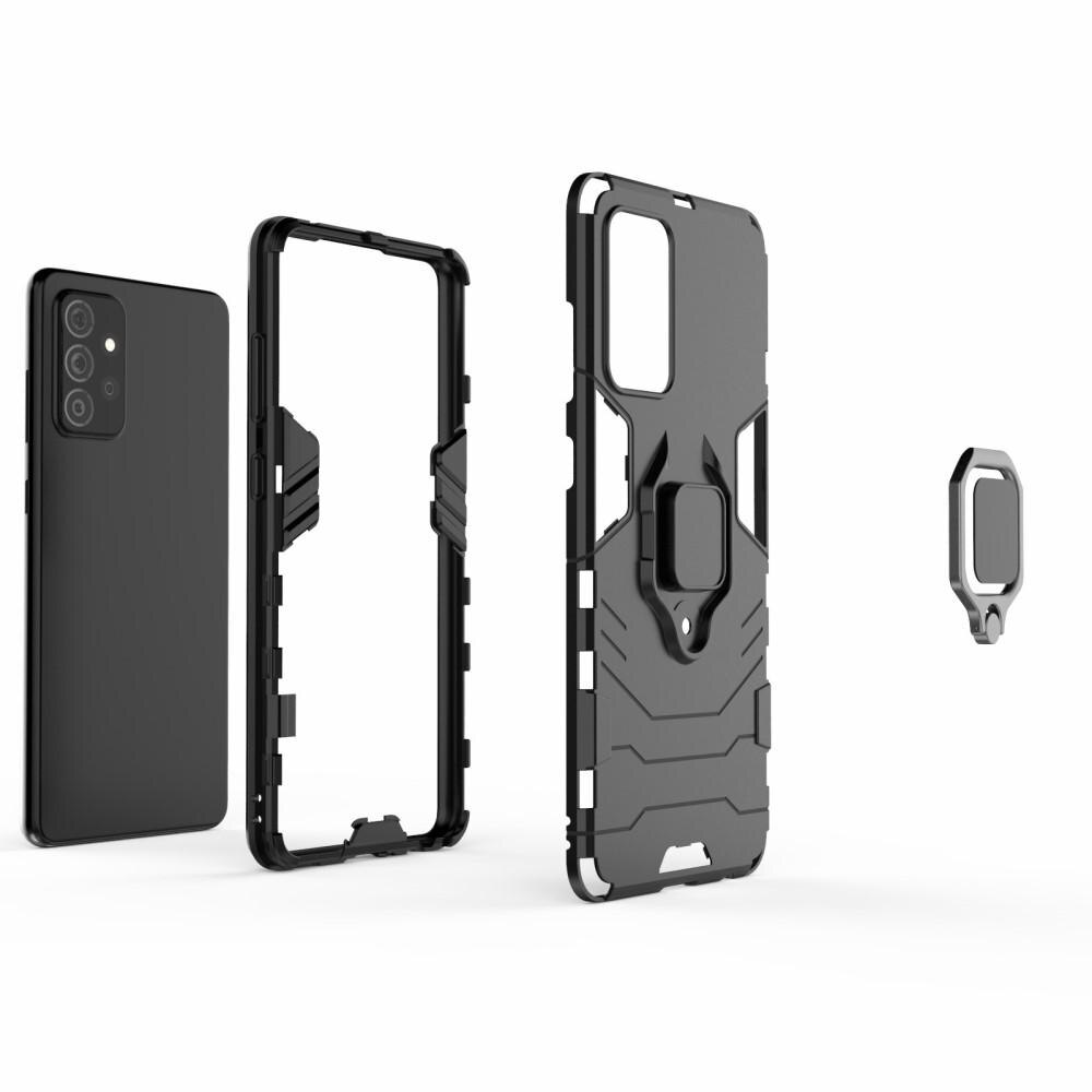 Samsung Galaxy A72 5G Hybridcase Tech Ring Zwart