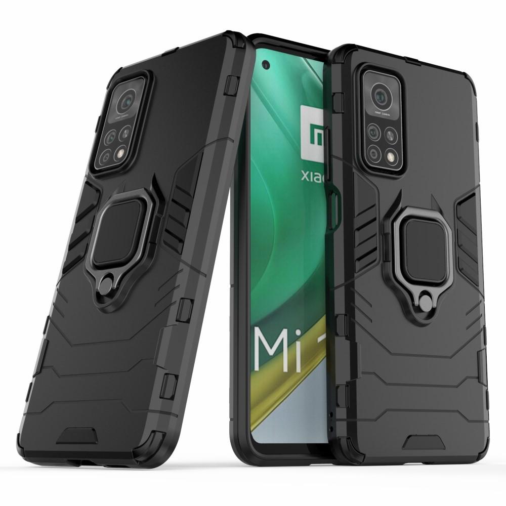 Xiaomi Mi 10T/10T Pro Hybridcase Tech Ring Zwart