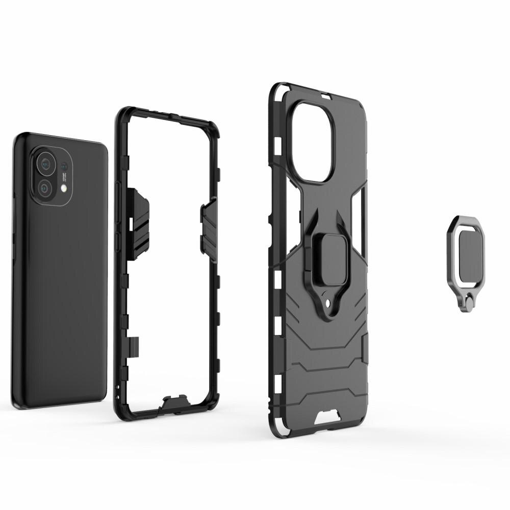 Xiaomi Mi 11 Hybridcase Tech Ring Zwart