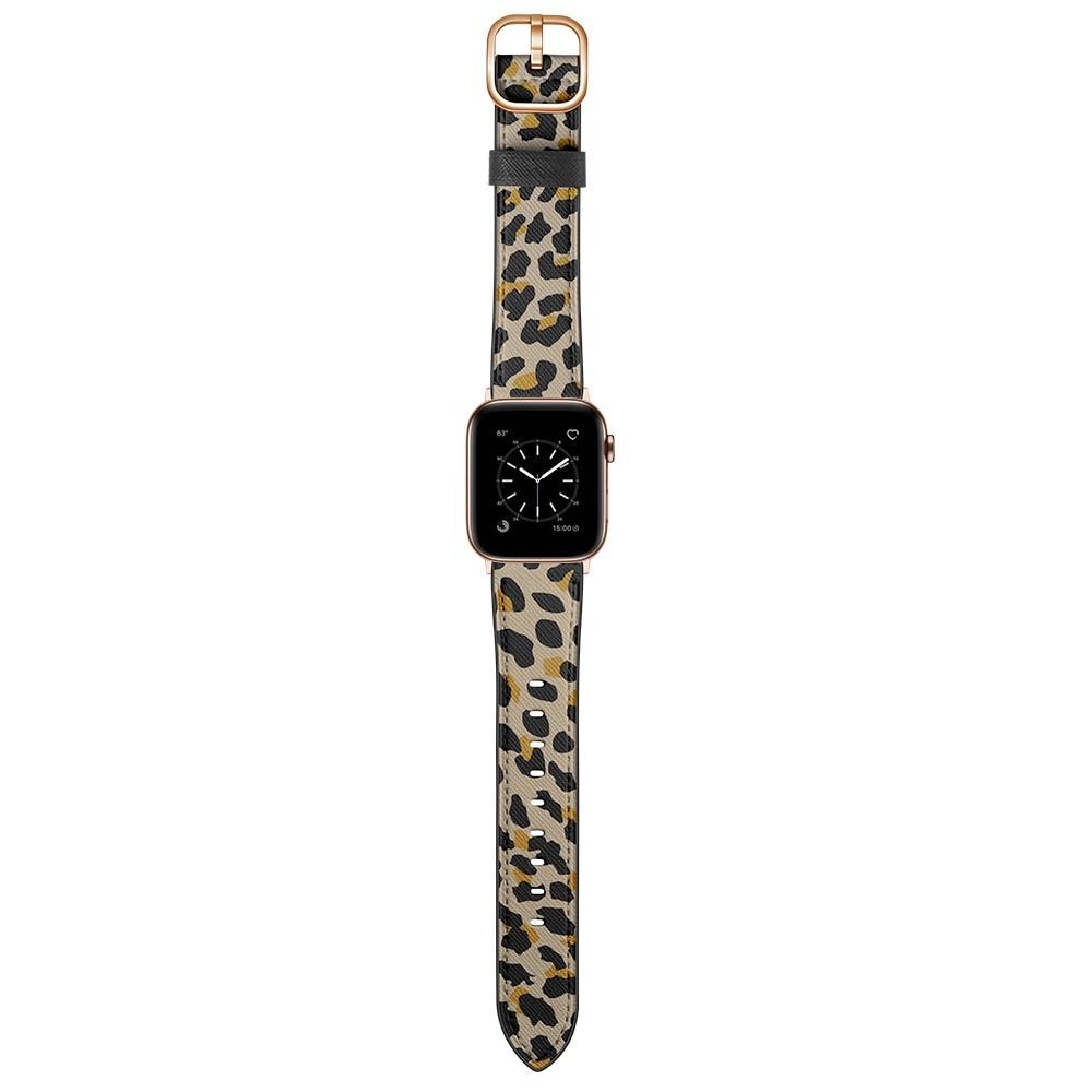 Apple Watch 40mm Leren bandje Luipaard