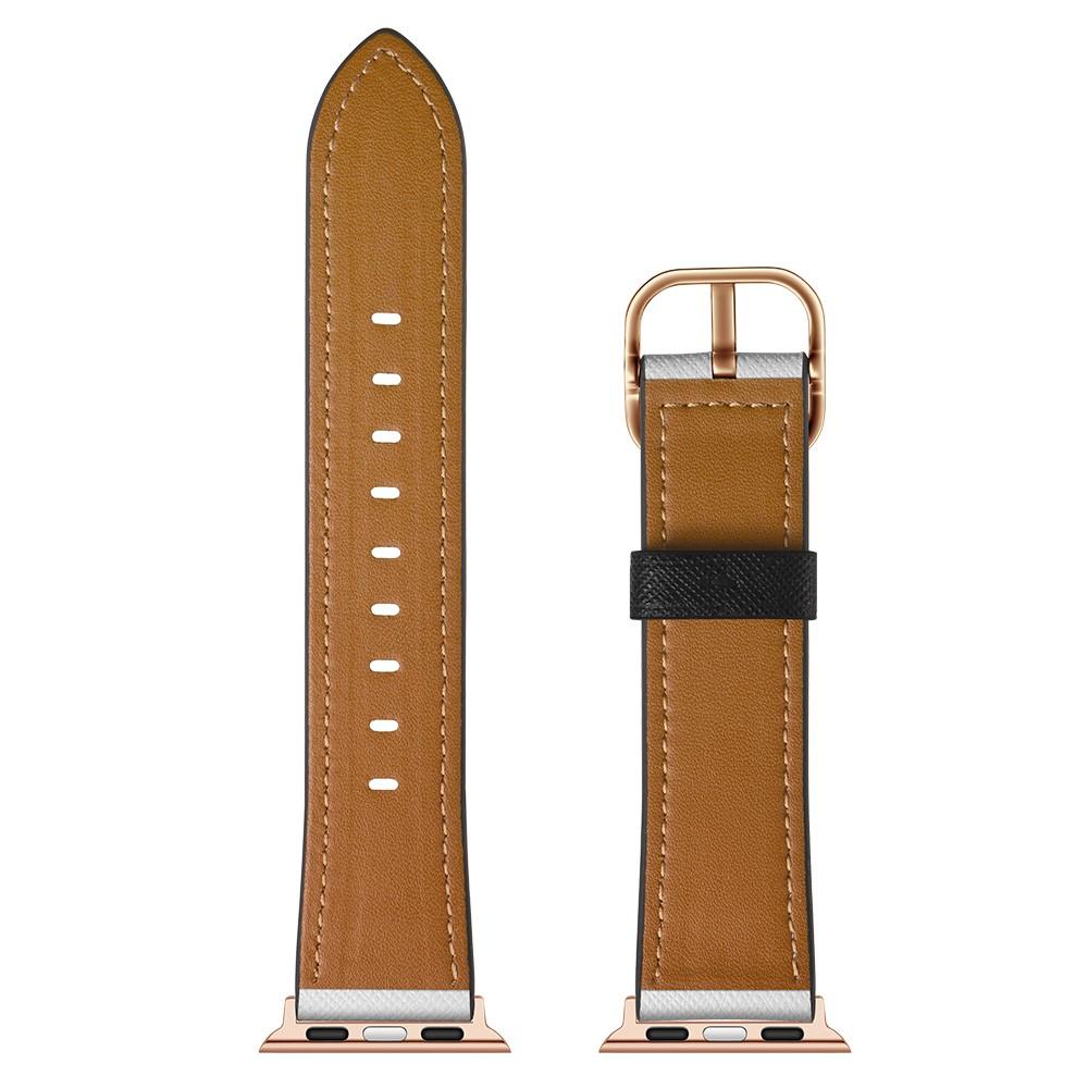 Apple Watch Series 8 45mm Leren bandje Luipaard