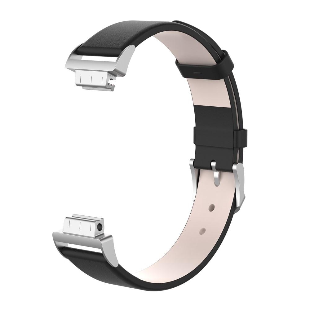 Fitbit Inspire/Inspire HR/Inspire 2 Leren bandje Zwart