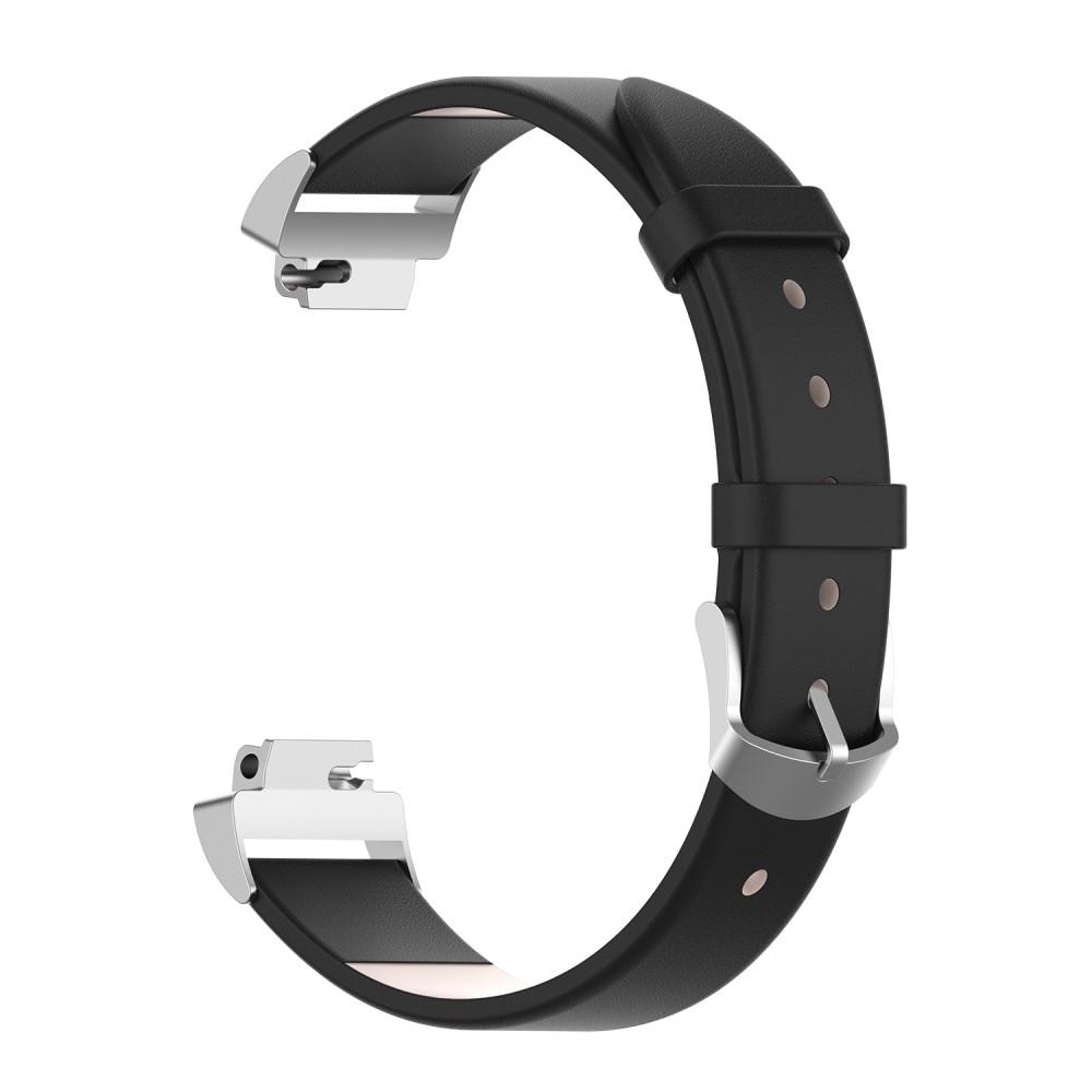 Fitbit Inspire/Inspire HR/Inspire 2 Leren bandje Zwart