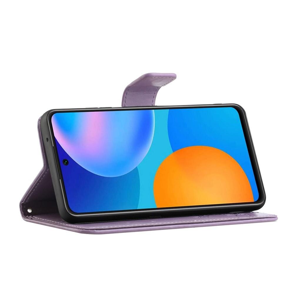 Xiaomi Redmi Note 10 Pro Leren vlinderhoesje Purper