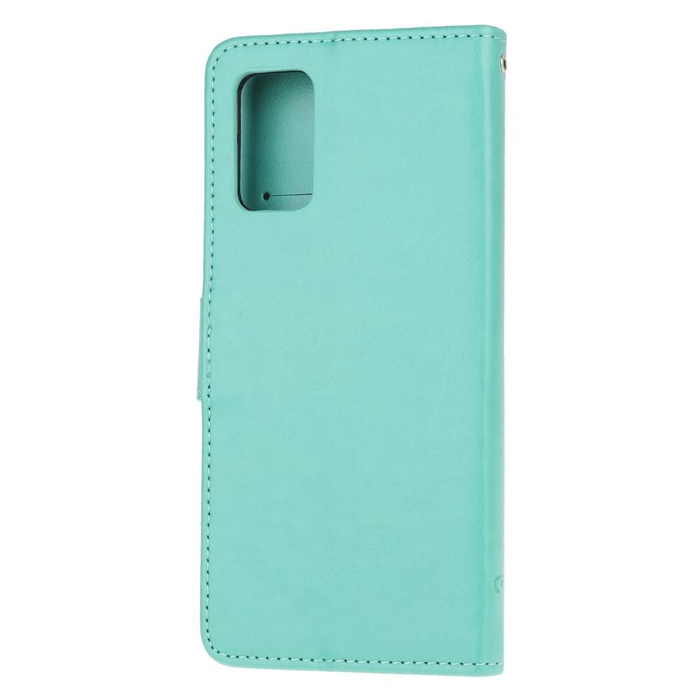 Samsung Galaxy S20 FE Leren vlinderhoesje Groen