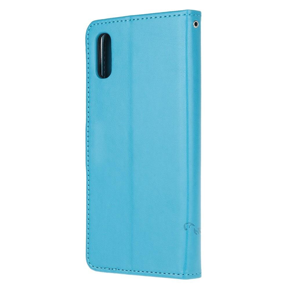 Samsung Galaxy Xcover 5 Leren vlinderhoesje Blauw