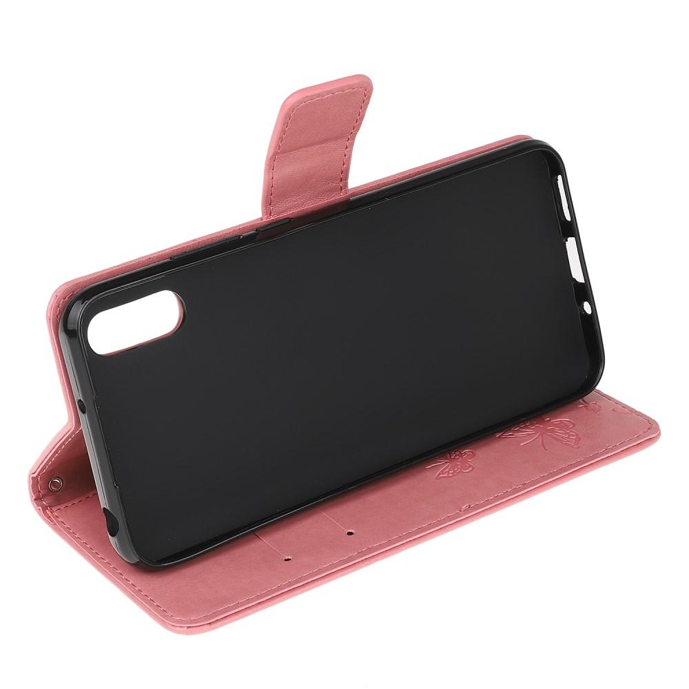 Samsung Galaxy Xcover 5 Leren vlinderhoesje Roze