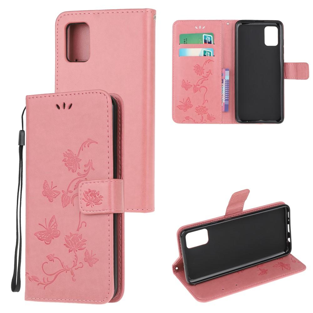 Xiaomi Poco M3 Leren vlinderhoesje Roze