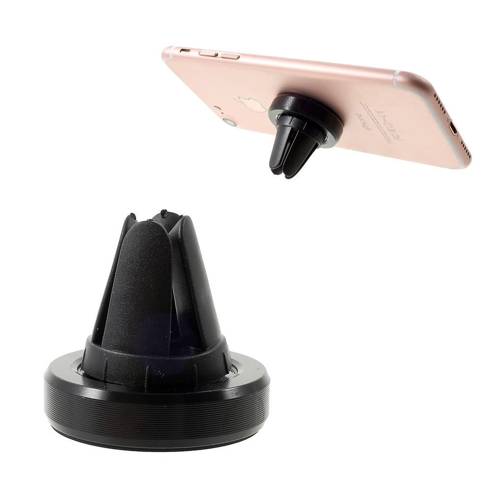 Magnetische Universele Smartphonehouder voor ventilatierooster Mini Zwart
