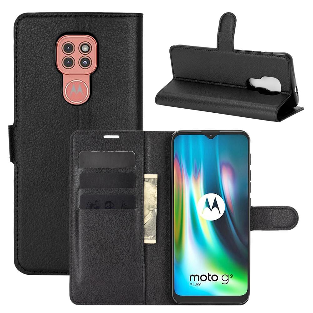 Motorola Moto G9 Play Smartphonehoesje Zwart