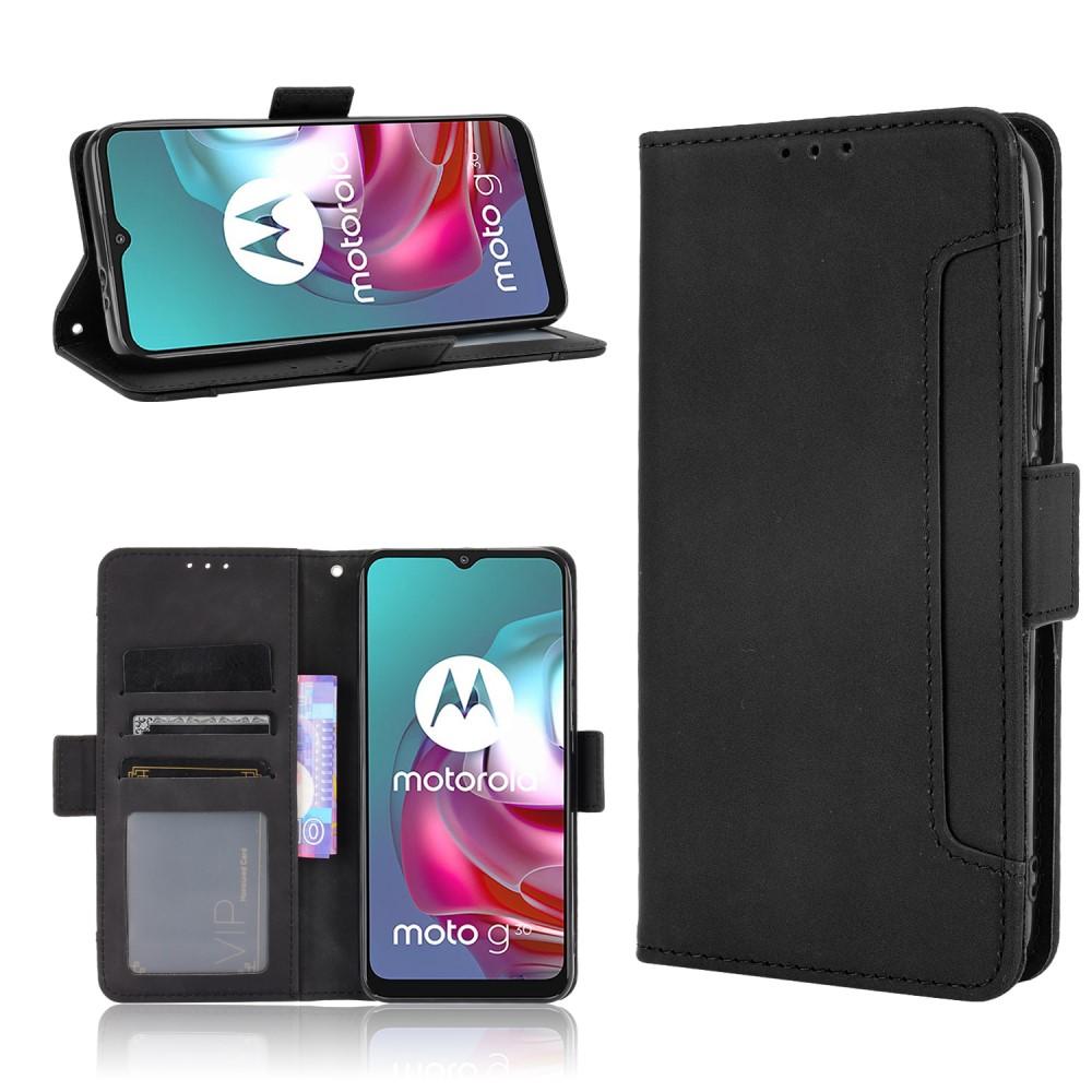 Motorola Moto G10/G20/G30 Multi Bookcover hoesje Zwart