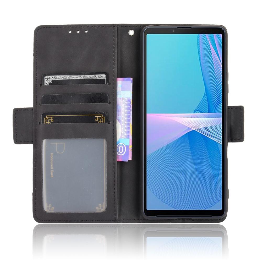 Sony Xperia 10 III Multi Bookcover hoesje Zwart