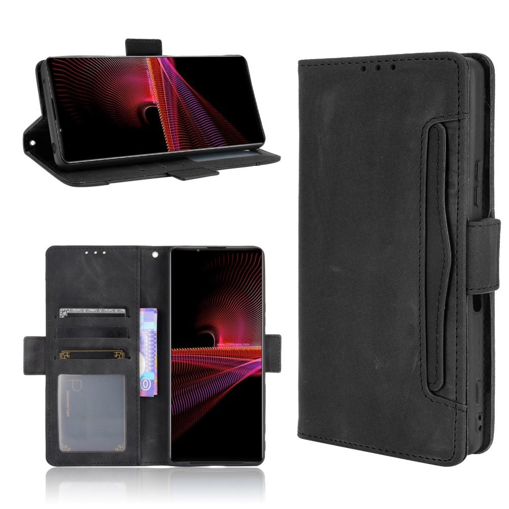 Sony Xperia 1 III Multi Bookcover hoesje Zwart