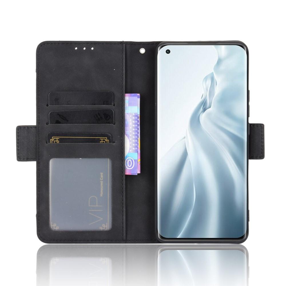 Xiaomi Mi 11 Multi Bookcover hoesje Zwart