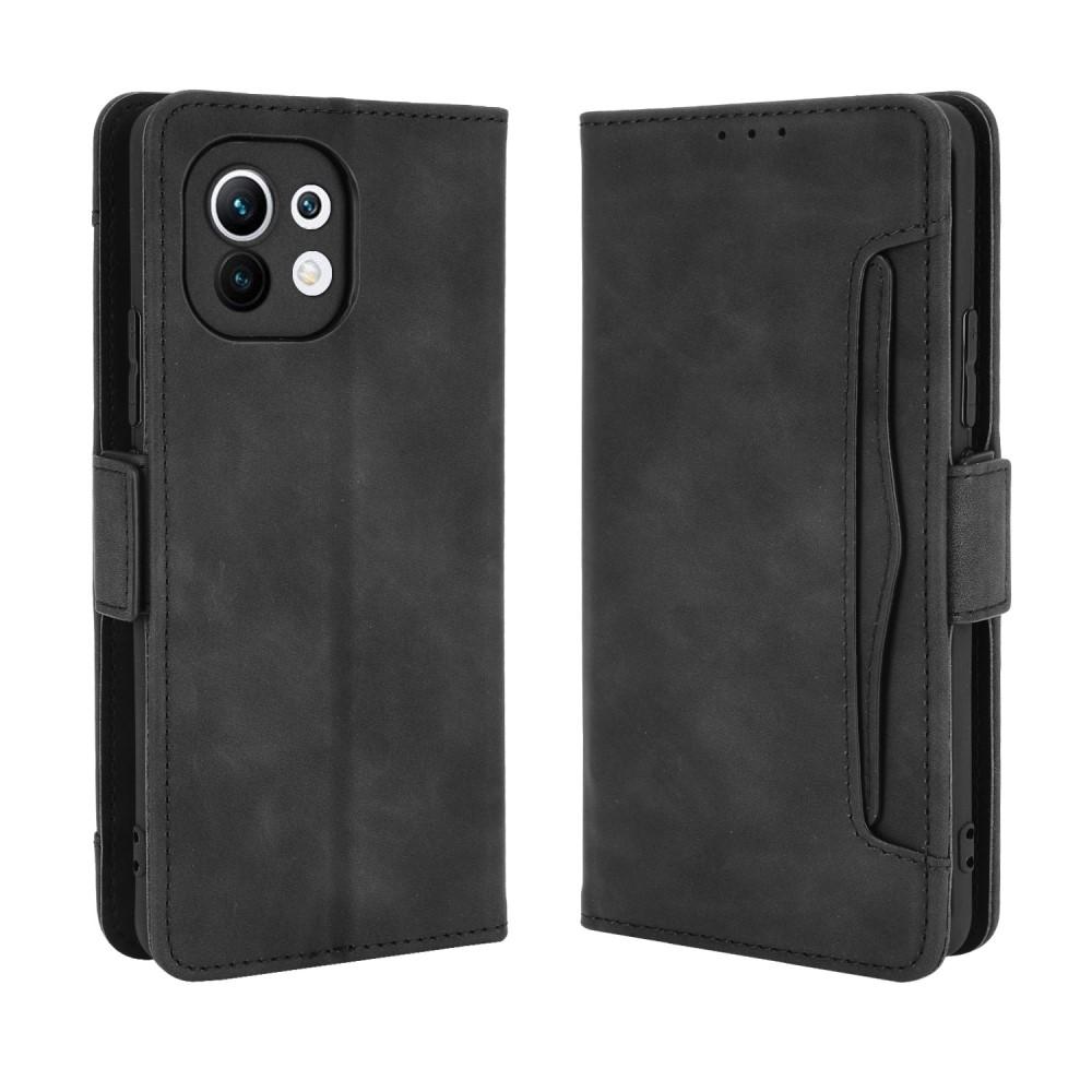 Xiaomi Mi 11 Multi Bookcover hoesje Zwart