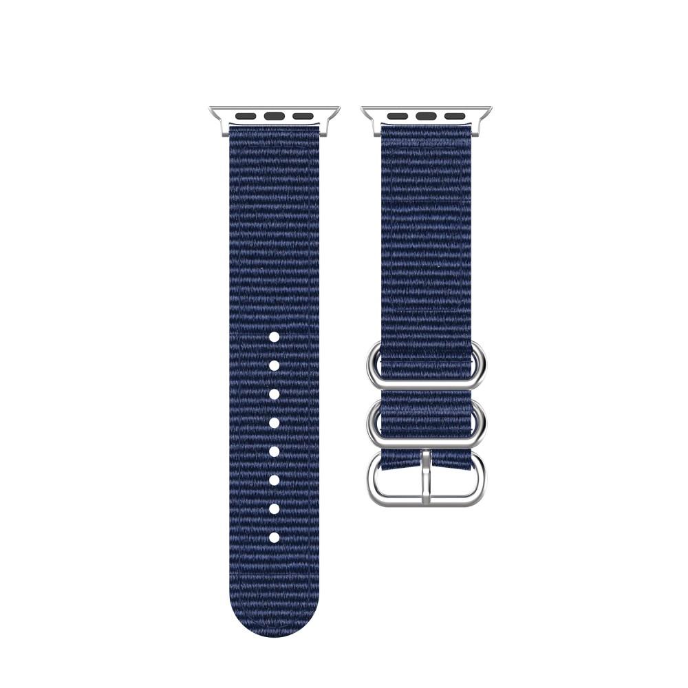 Apple Watch 45mm Series 9 Natobandje blauw