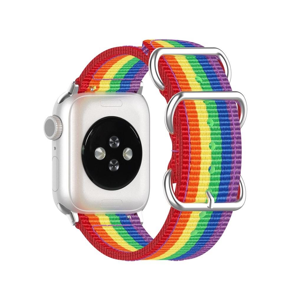 Apple Watch 41mm Series 8 Natobandje Rainbow