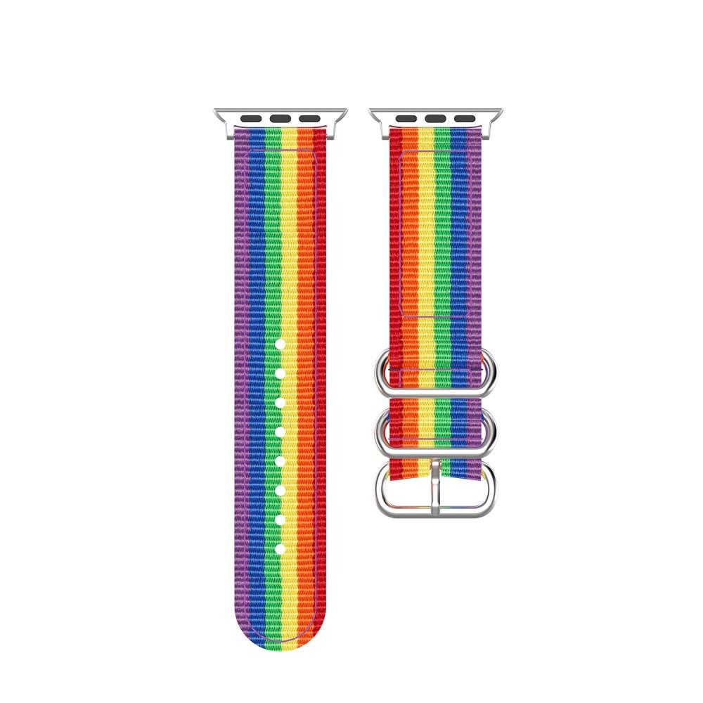 Apple Watch 40mm Natobandje regenboog