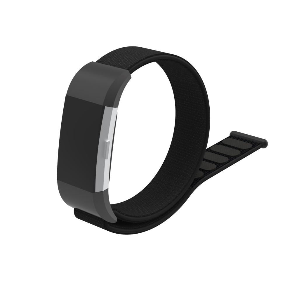 Fitbit Charge 2 Nylon bandje Zwart