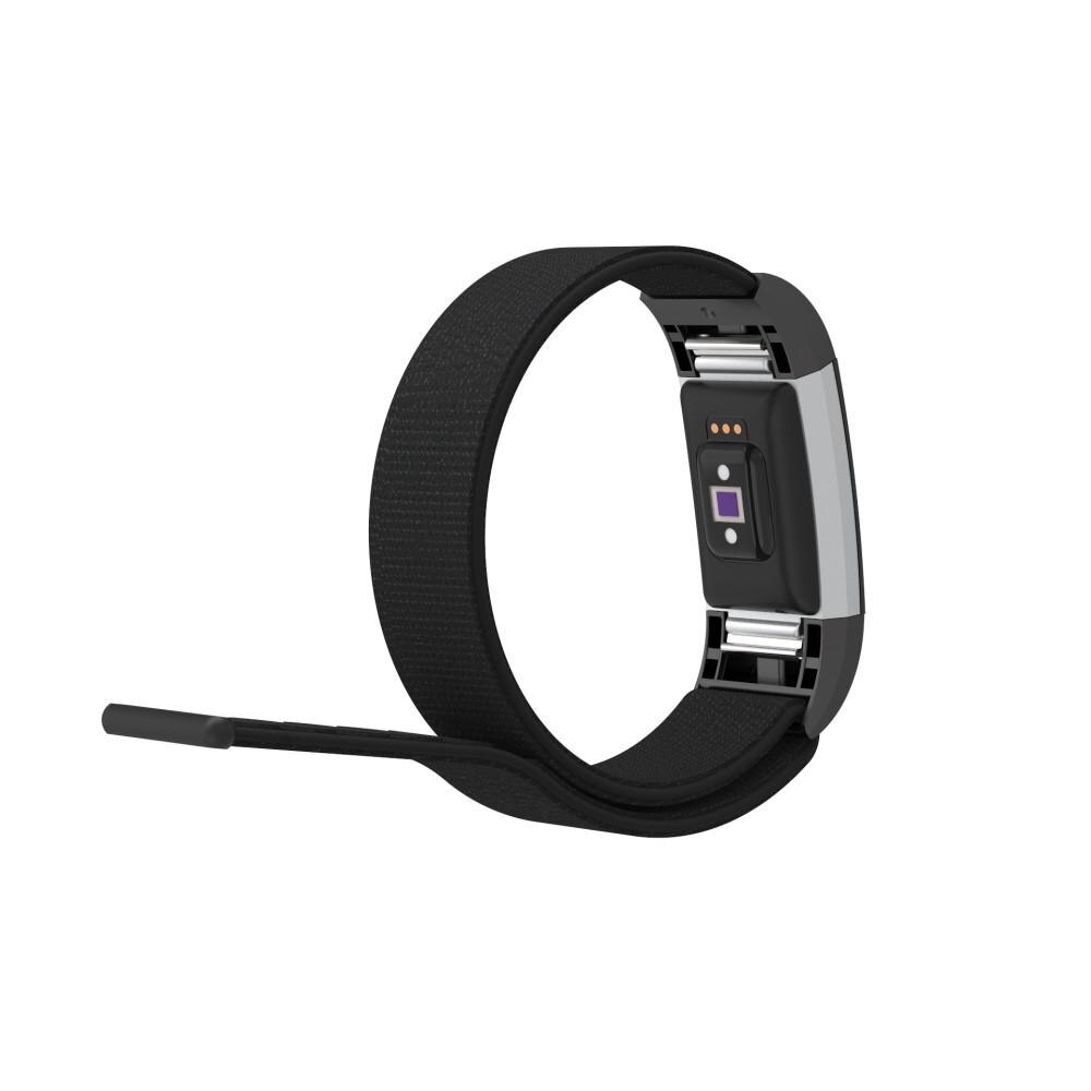 Fitbit Charge 2 Nylon bandje Zwart