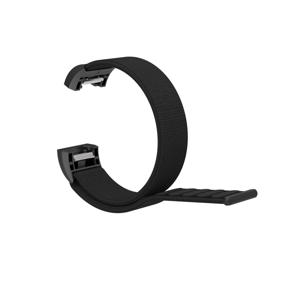 Fitbit Charge 2 Nylon bandje Zwart