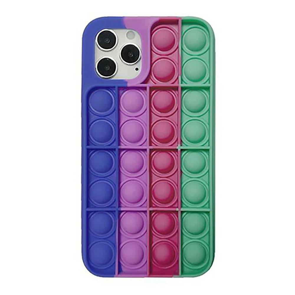 iPhone 12/12 Pro Pop It Case Regenboog