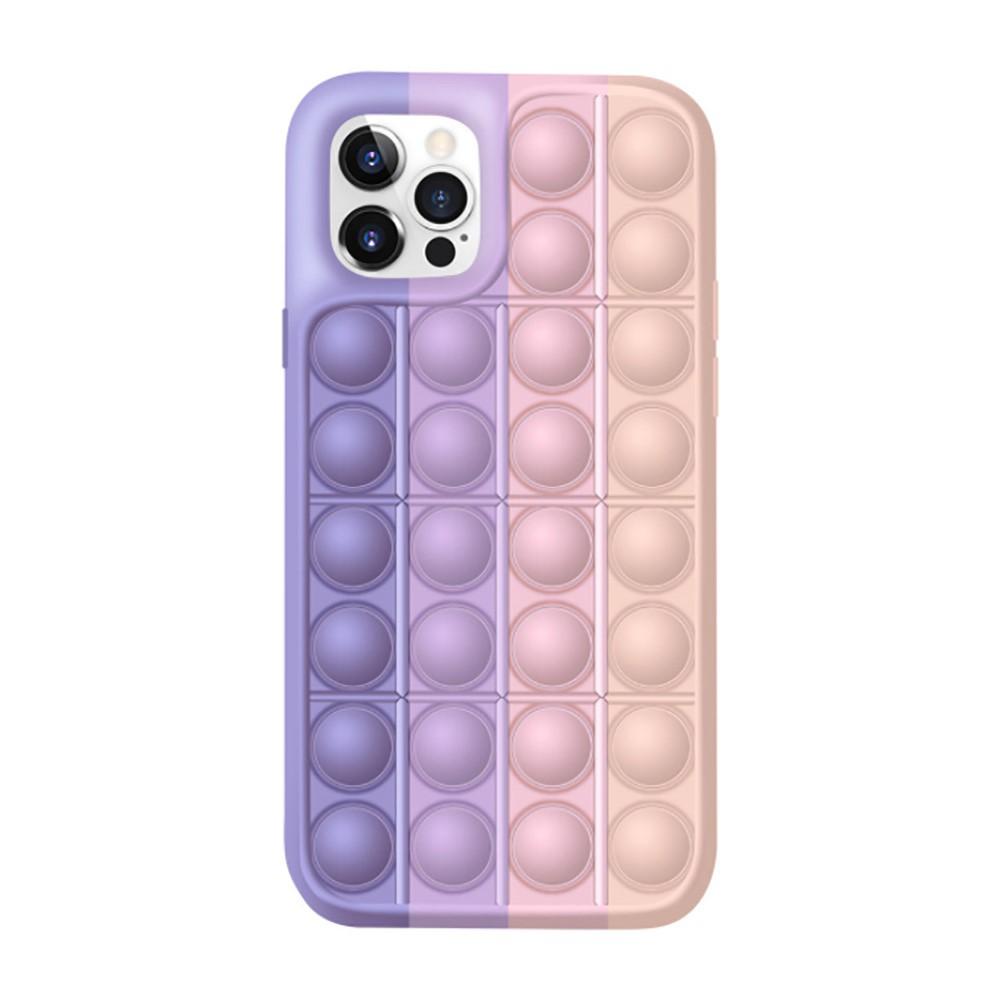 iPhone 12 Pro Max Pop It Case Roze paars