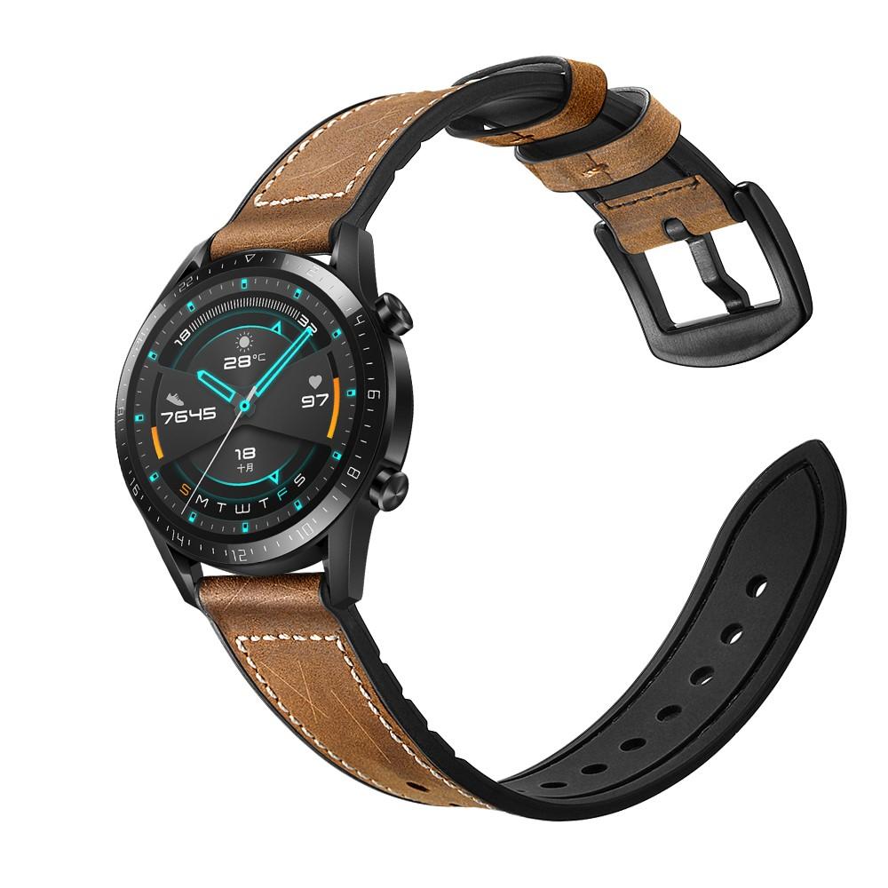 Huawei Watch GT 2 Pro/GT 2 46mm/GT 2e Premium Leren bandje Bruin